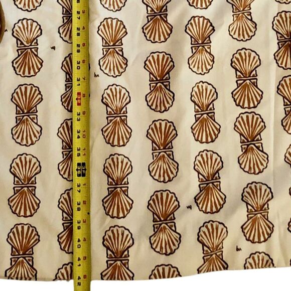Vested Gentress Shift Dress Womens M 12 Sleeveless VTG Hand Screened Shell Print - Picture 15 of 15